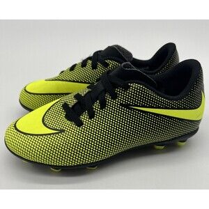 Nike Kids Jr Bravata II FG Soccer Cleat Size | Size 13C | Black & Volt